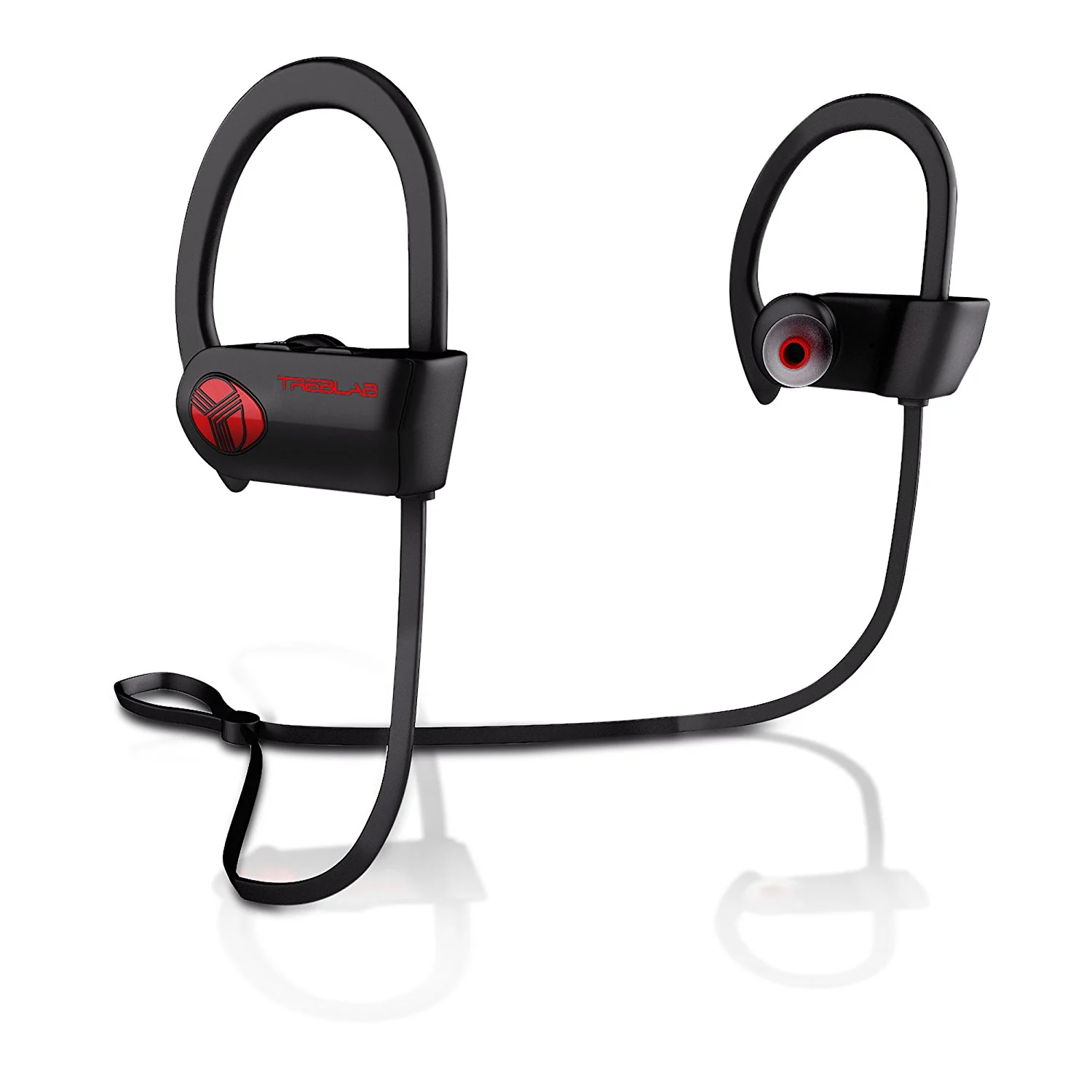 TREBLAB XR500 Bluetooth Running Headphones. IPX7 Waterproof. Noise Cancelling. Secure-Fit. Wireless Sport Earbuds with Mic - Image 4
