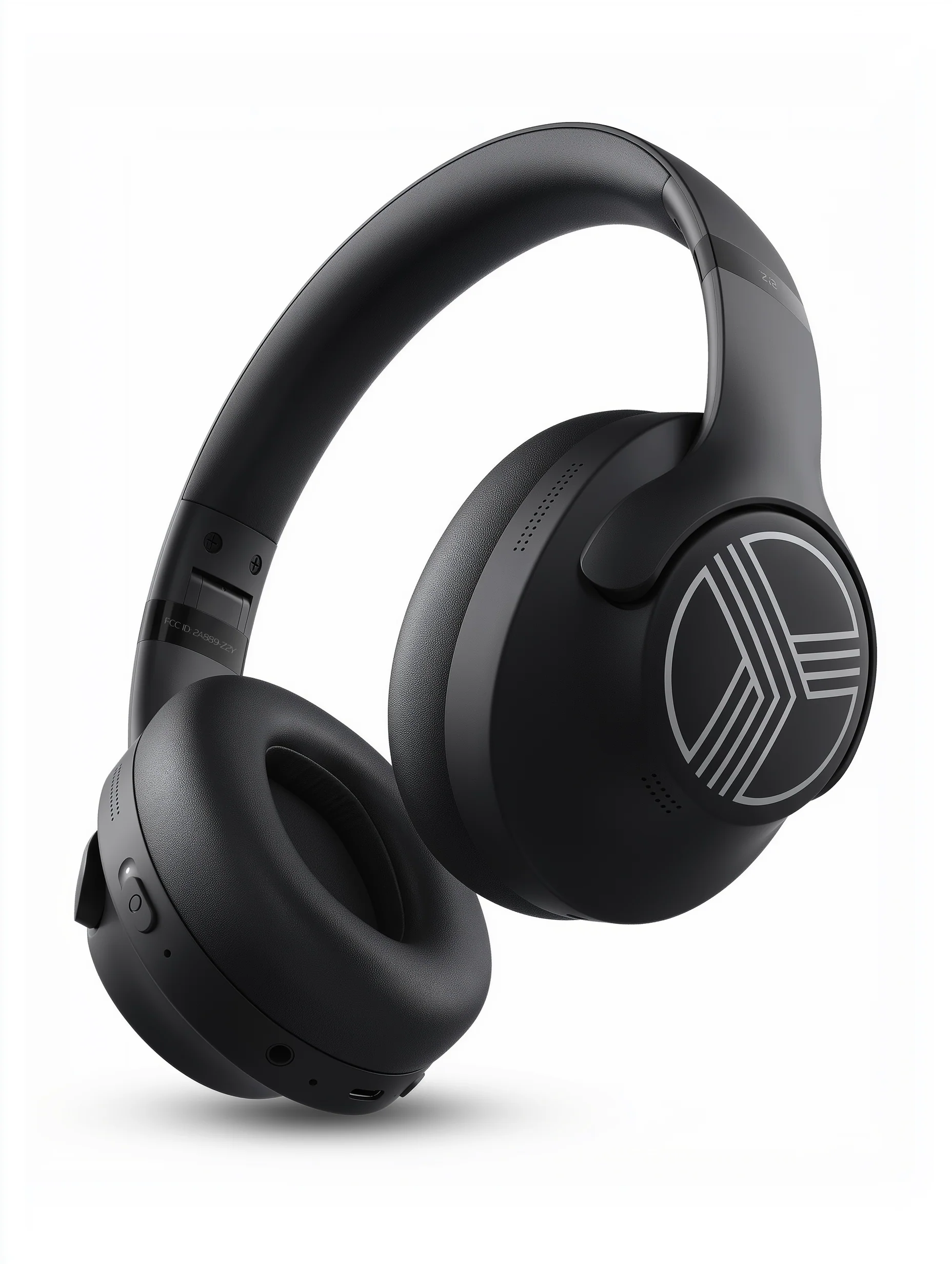 TREBLAB Z2 Wireless Over Ear Headphones Bluetooth. Hybrid ANC. 58H | IPX4 Sweatproof. Foldable with Case. Multipoint BT 5.3. Gaming Mode 65ms. 40mm Driver. 2-3H Charge Time